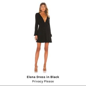Elena Sweater Dress in Black